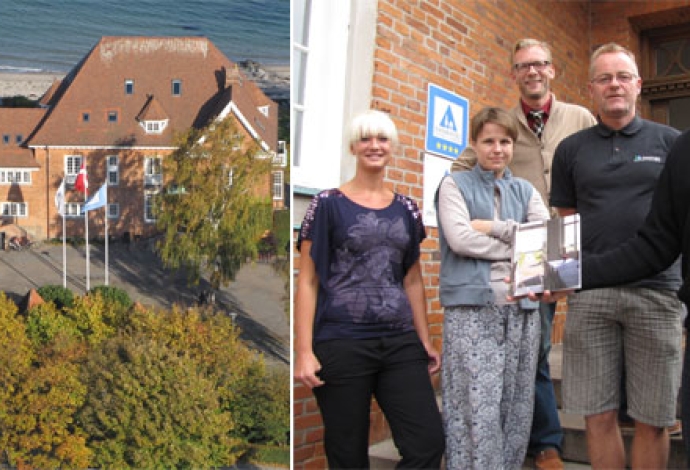 Pragtfulde Villa Moltke, som huser Helsingør Vandrerhjem